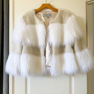 Marc New York Andrew Marc faux fur coat jacket NWOT medium